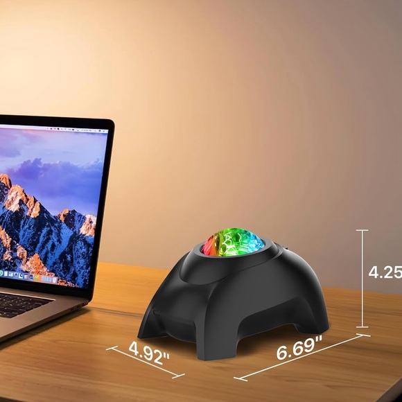 Rossetta Star Projector Night Light with Bluetooth Speaker - Picture 7 of 7